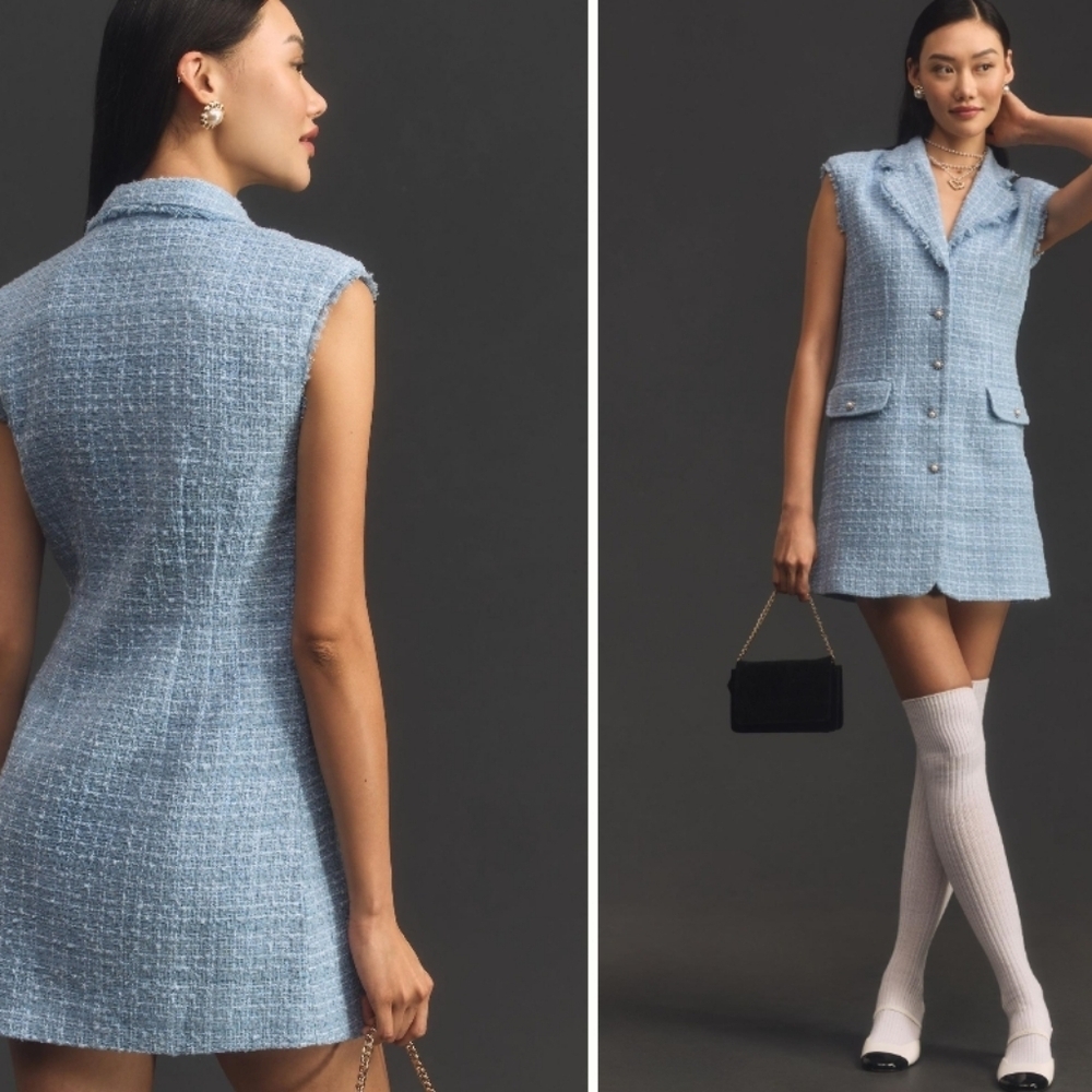 NWOT Tweed Mini Dress by Anthropologie